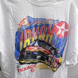 Texaco Irvan 1994 single stitch Cotton T-Shirt Vintage SINGLE STITCH 90’s